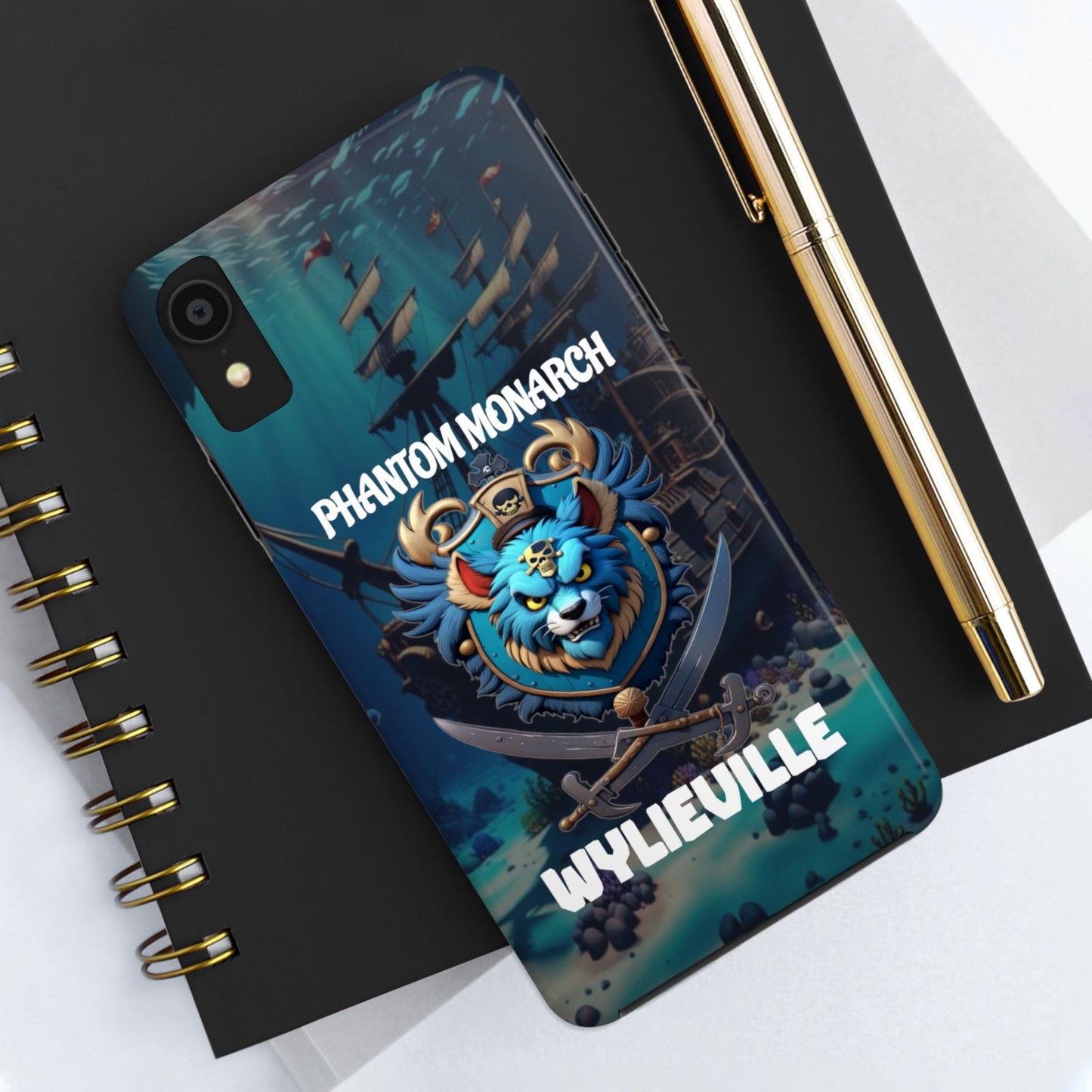 Wylieville After Dark: Phantom Monarch Tough iPhone XR Case