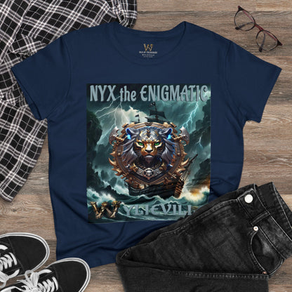 Wylieville After Dark: Nyx the Enigmatic Cove Midweight Cotton Tee