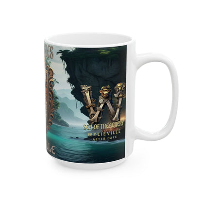 Wylieville After Dark: Orion des Vagues Ceramic Mug, (15oz)