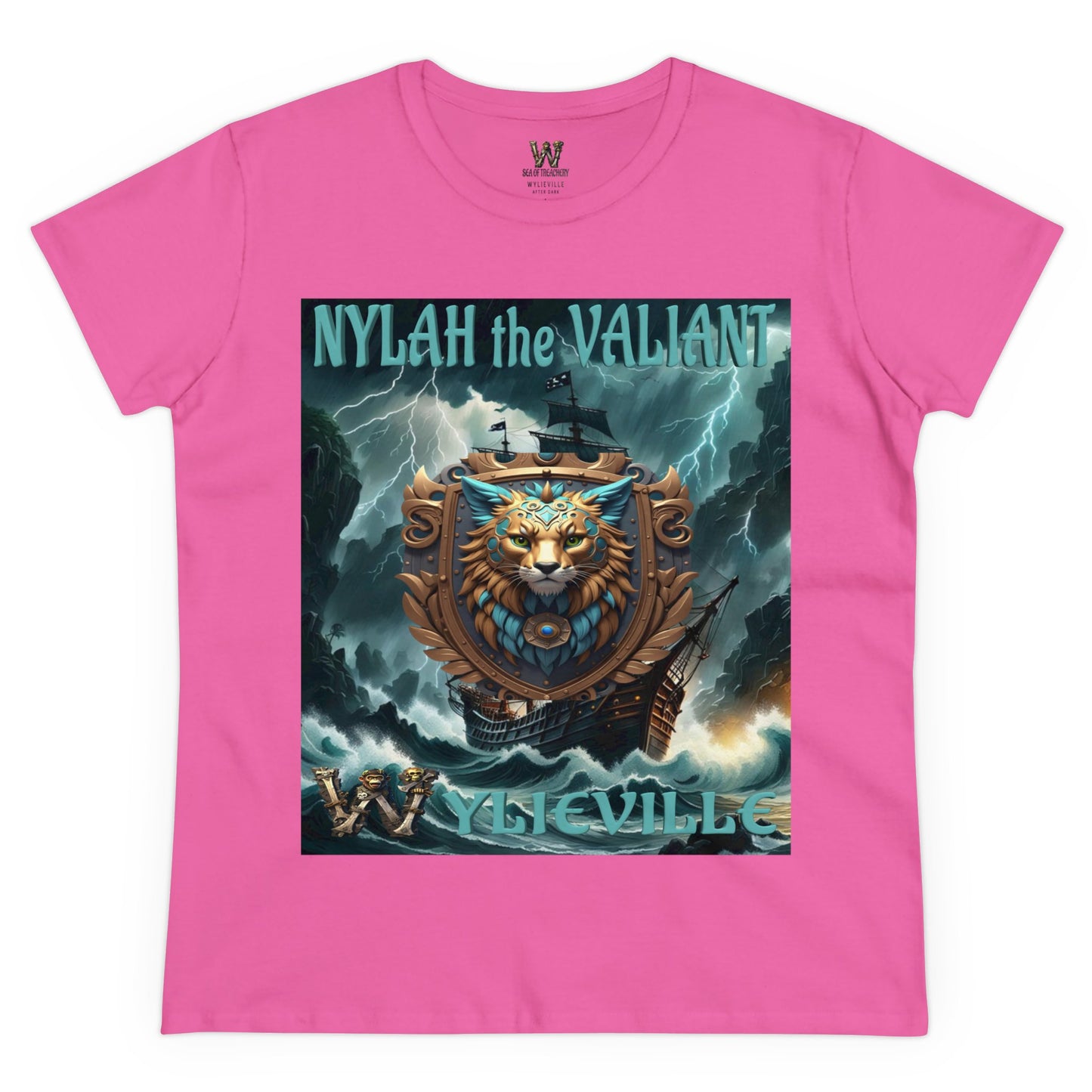 Wylieville After Dark: Nylah the Valiant Cove Midweight Cotton Tee