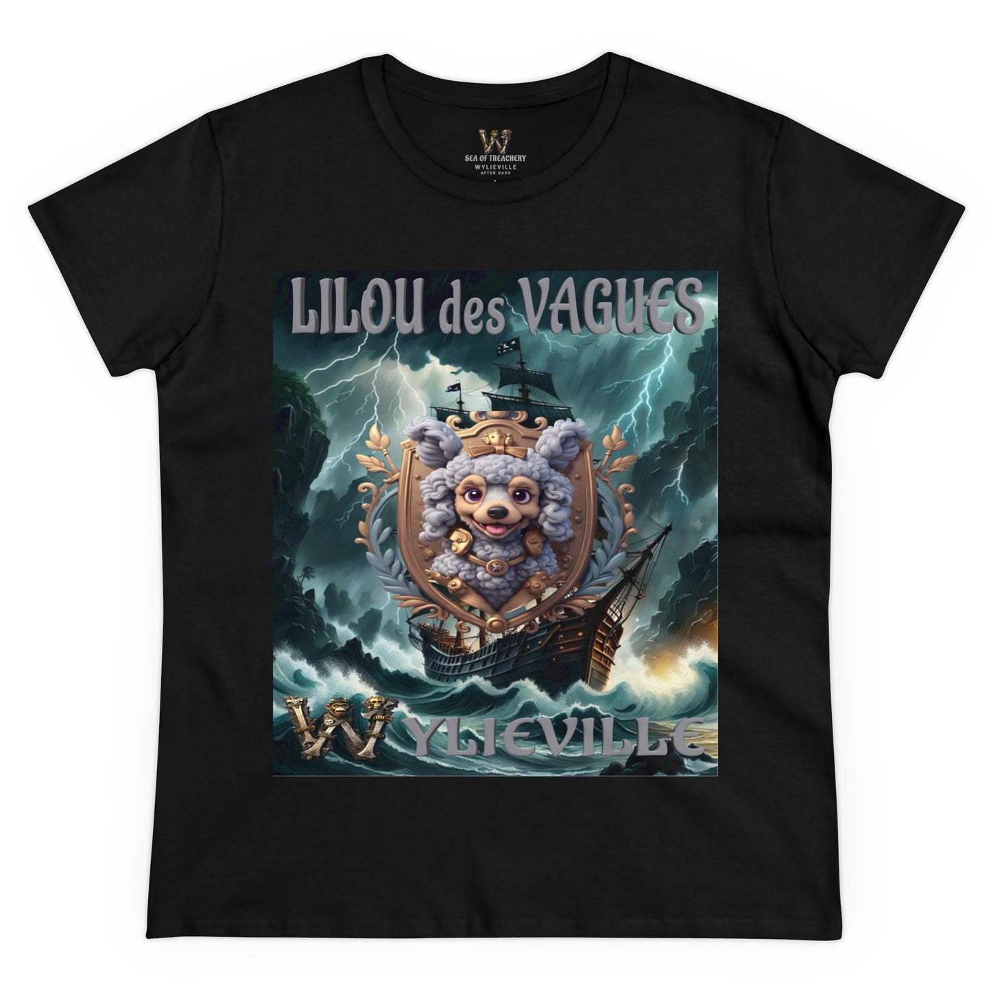 Wylieville After Dark: Lilou des Vagues Cove Midweight Cotton Tee