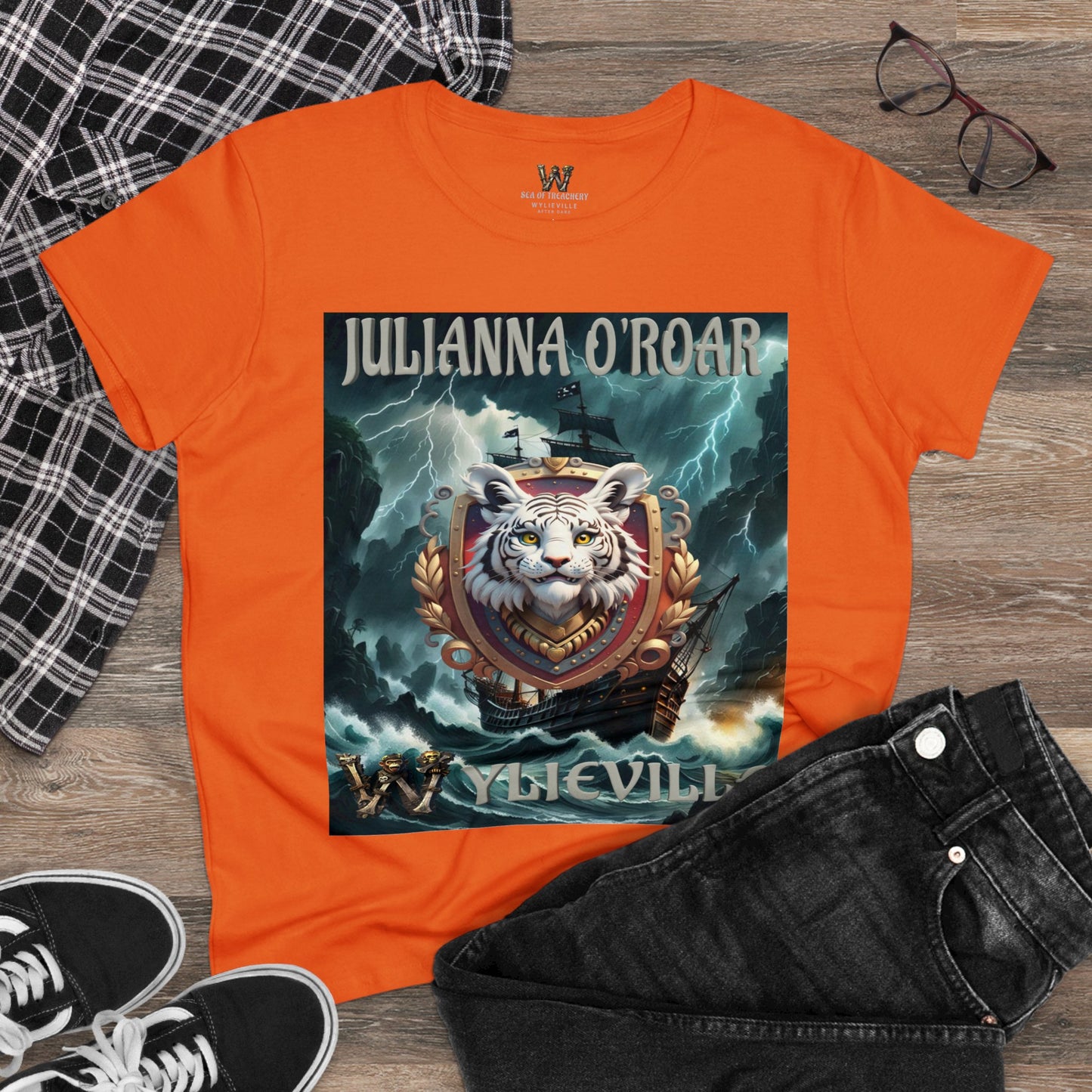 Wylieville After Dark: Julianna O'Roar Cove Midweight Cotton Tee