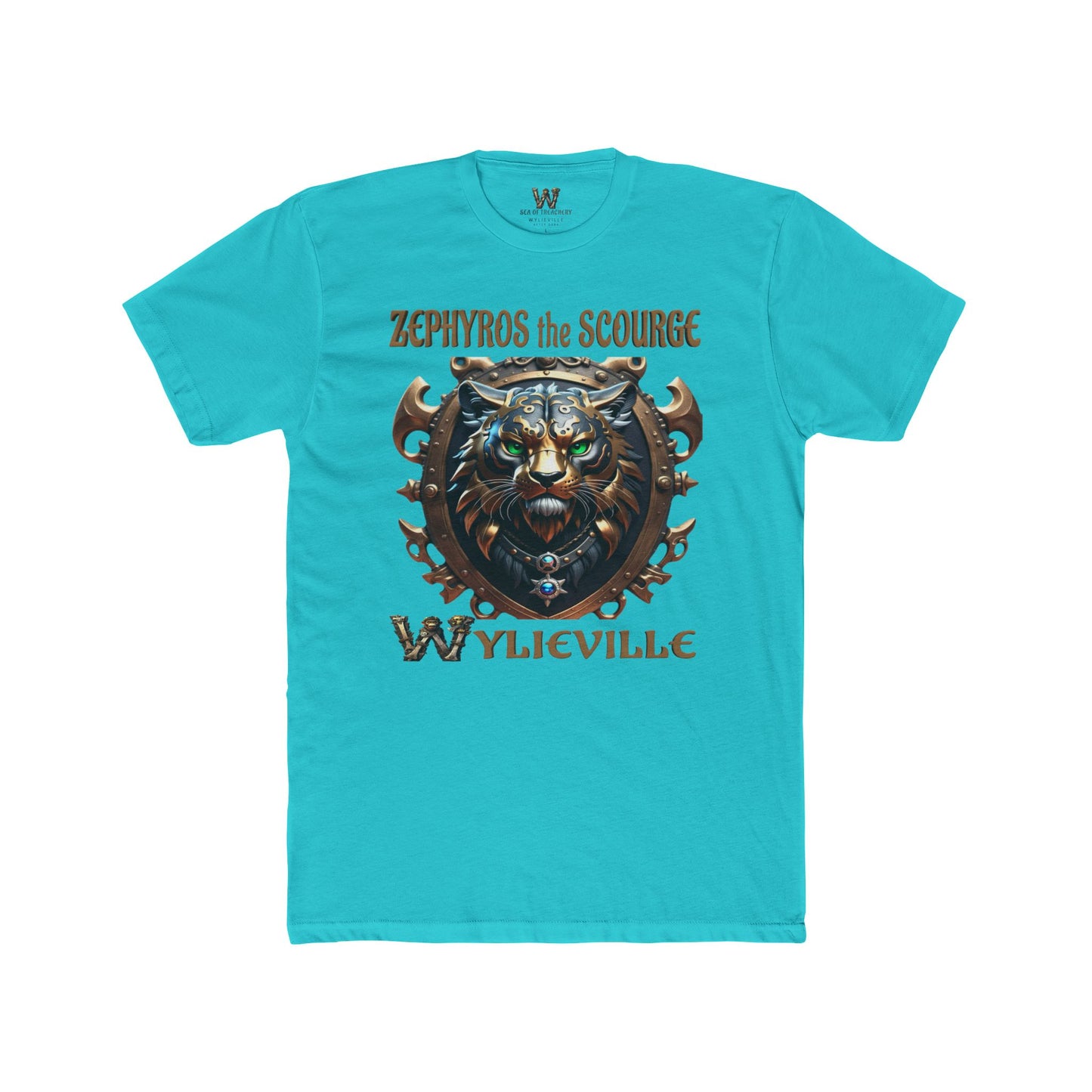 Wylieville After Dark: Zephyros the Scourge Unisex Cotton Crew Tee