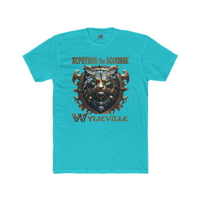 Wylieville After Dark: Zephyros the Scourge Unisex Cotton Crew Tee