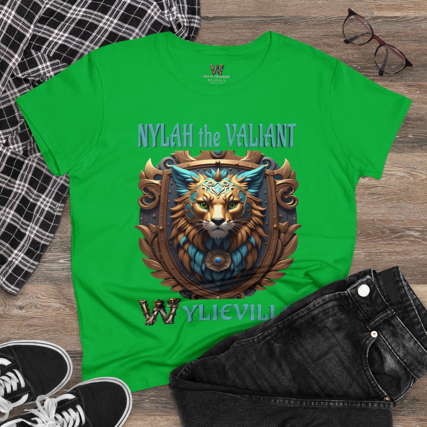 Wylieville After Dark: Nylah the Valiant Midweight Cotton Tee