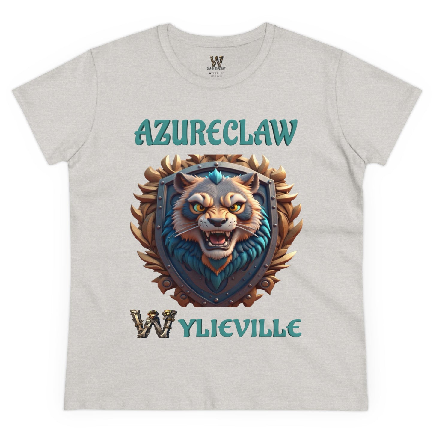 Wylieville After Dark: AzureClaw Midweight Cotton Tee