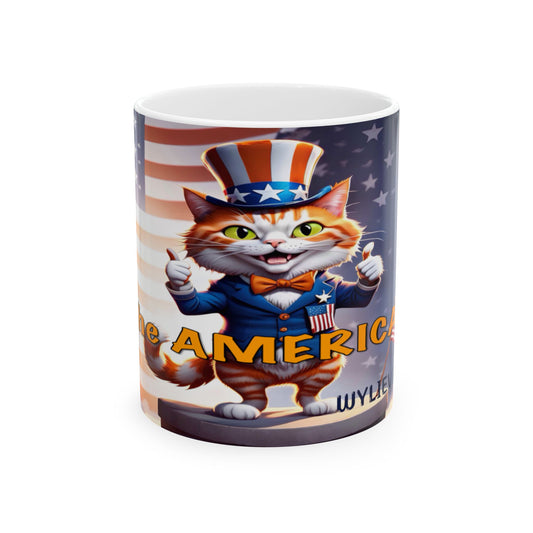 Wylieville: The Americat Ceramic Mug, (11oz)