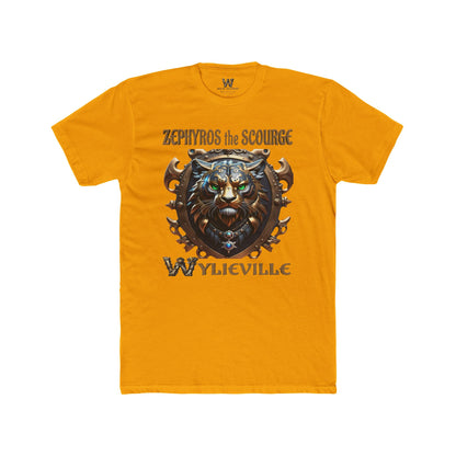 Wylieville After Dark: Zephyros the Scourge Unisex Cotton Crew Tee