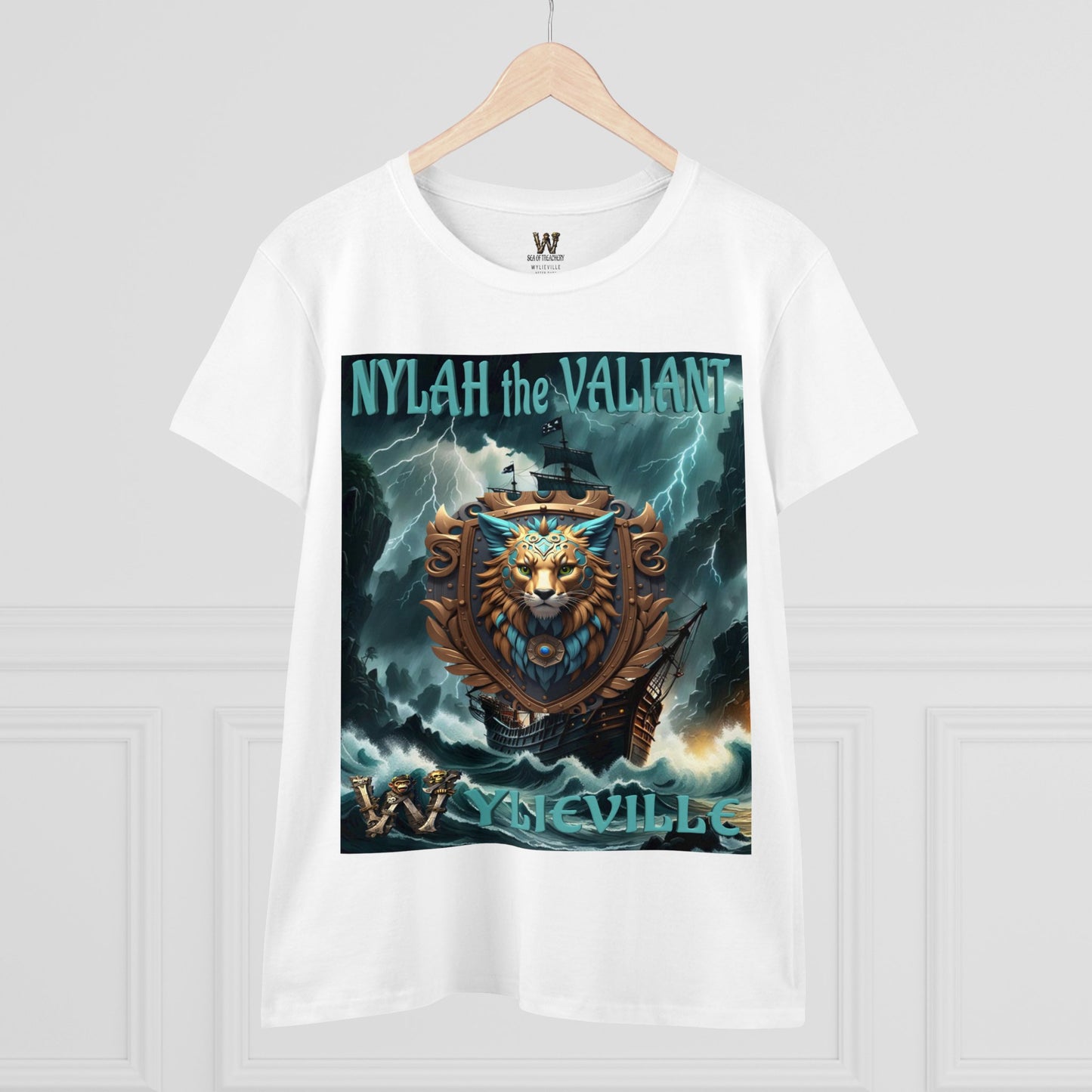 Wylieville After Dark: Nylah the Valiant Cove Midweight Cotton Tee