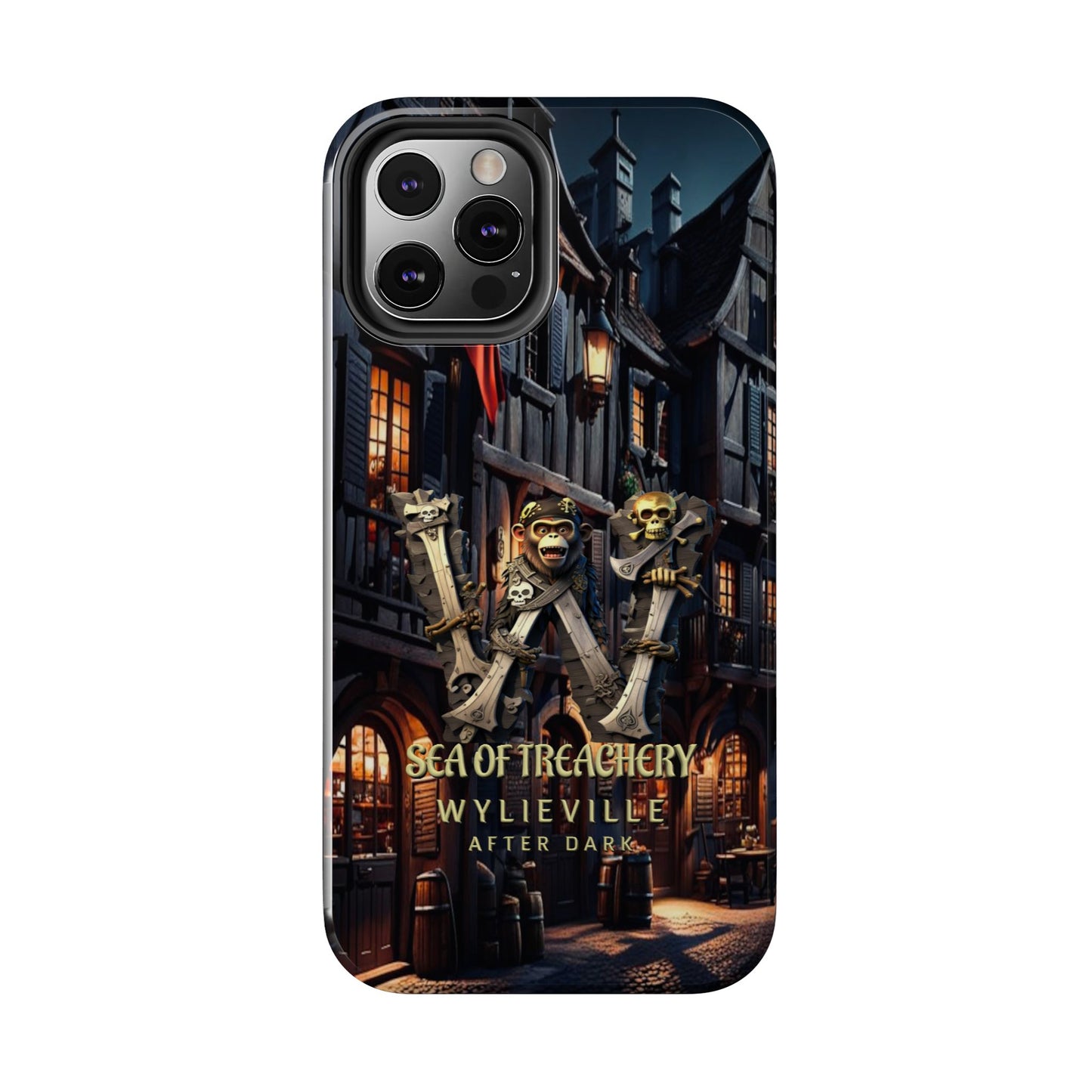 Wylieville After Dark: Sea of Treachery Tough iPhone 12 Pro Case