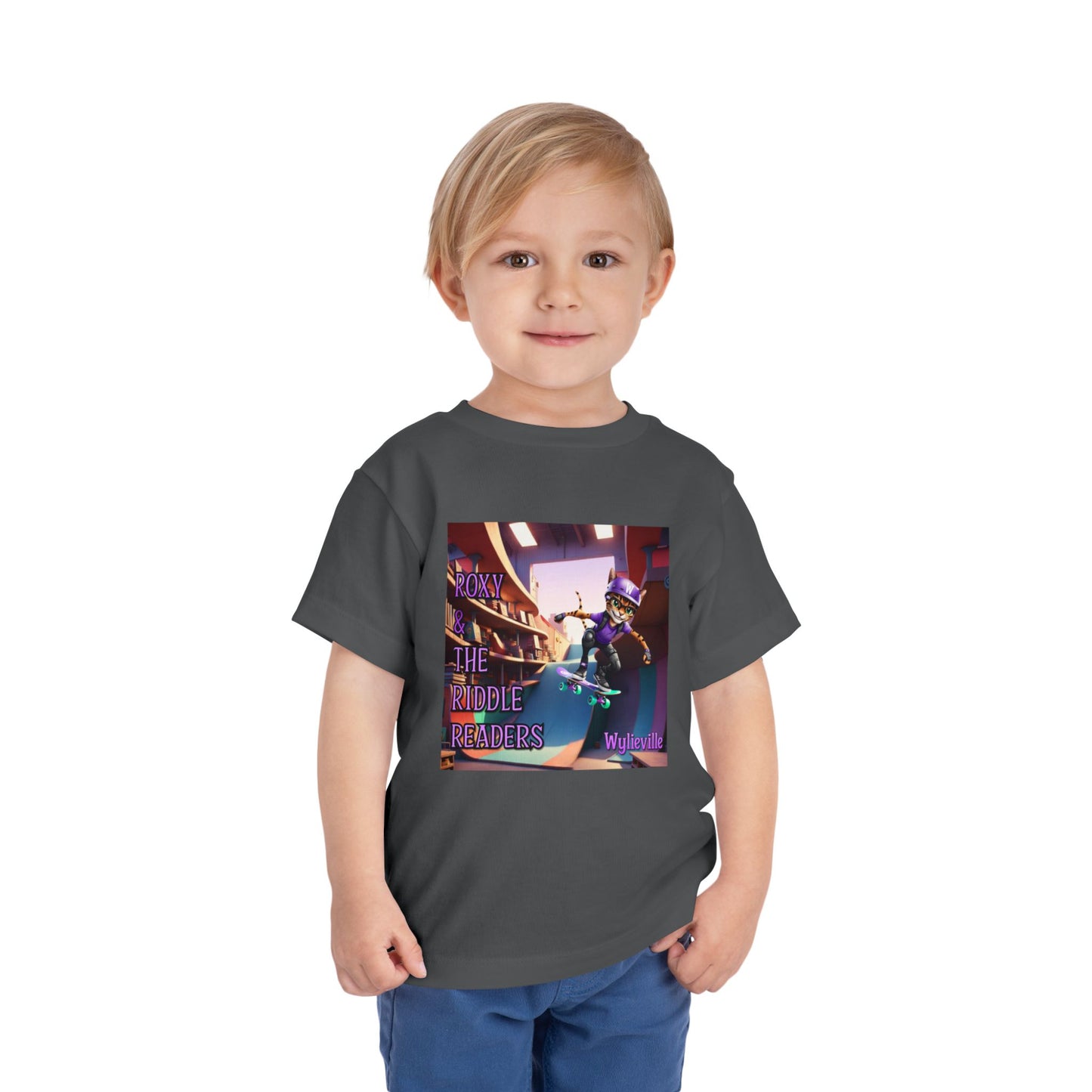 Wylieville: Roxy & The Riddle Readers Toddler Short Sleeve Tee