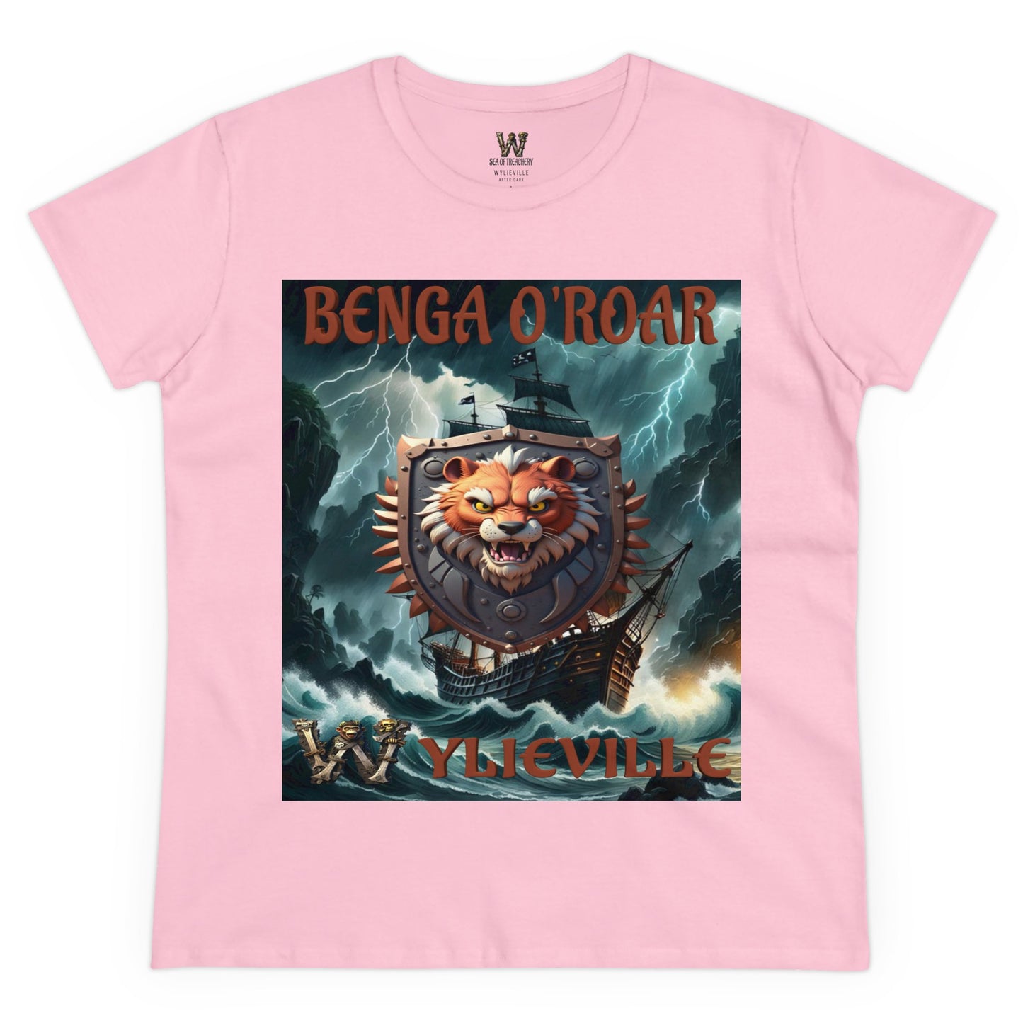 Wylieville After Dark: Benga O'Roar Cove Midweight Cotton Tee