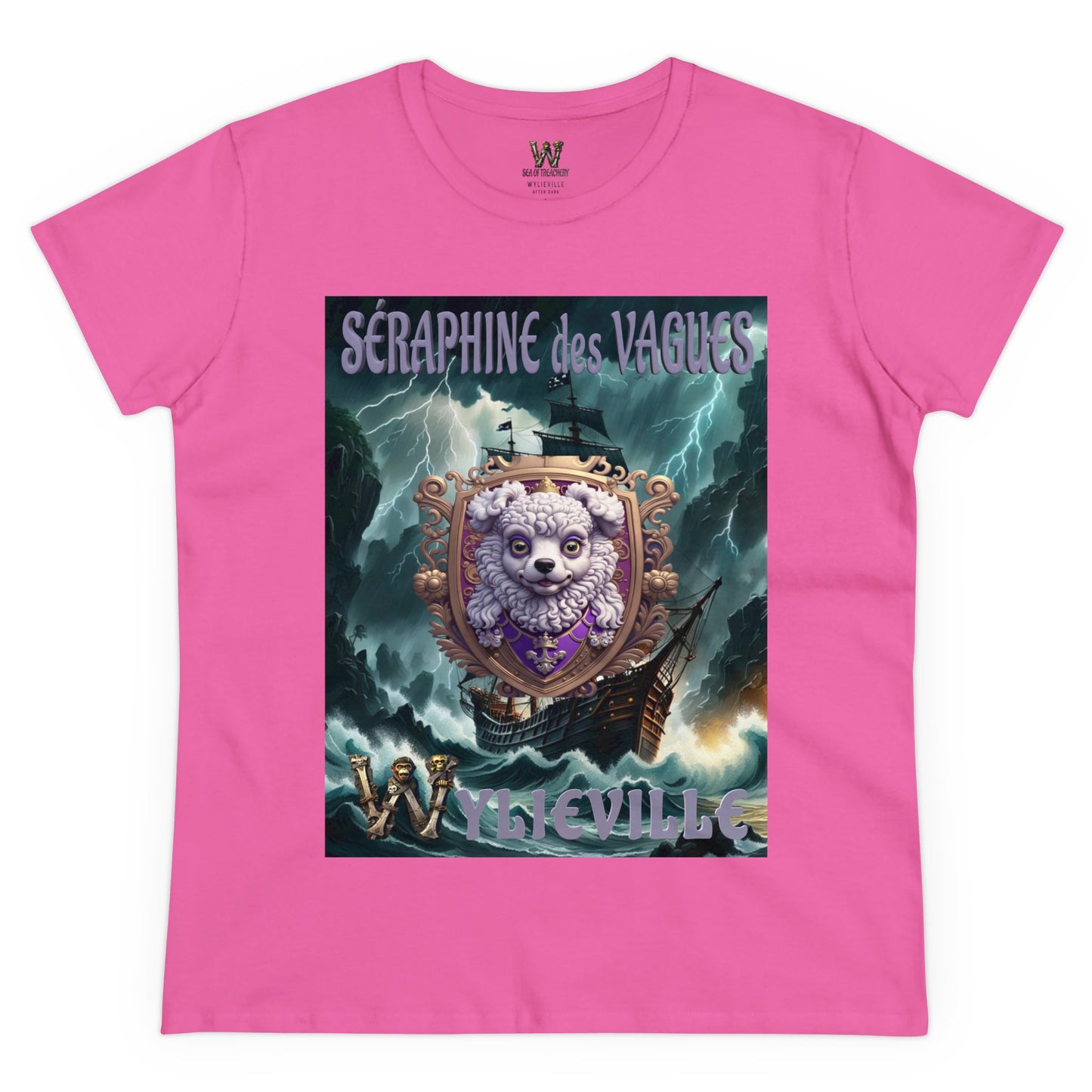 Wylieville After Dark: Séraphine des Vagues Cove Midweight Cotton Tee