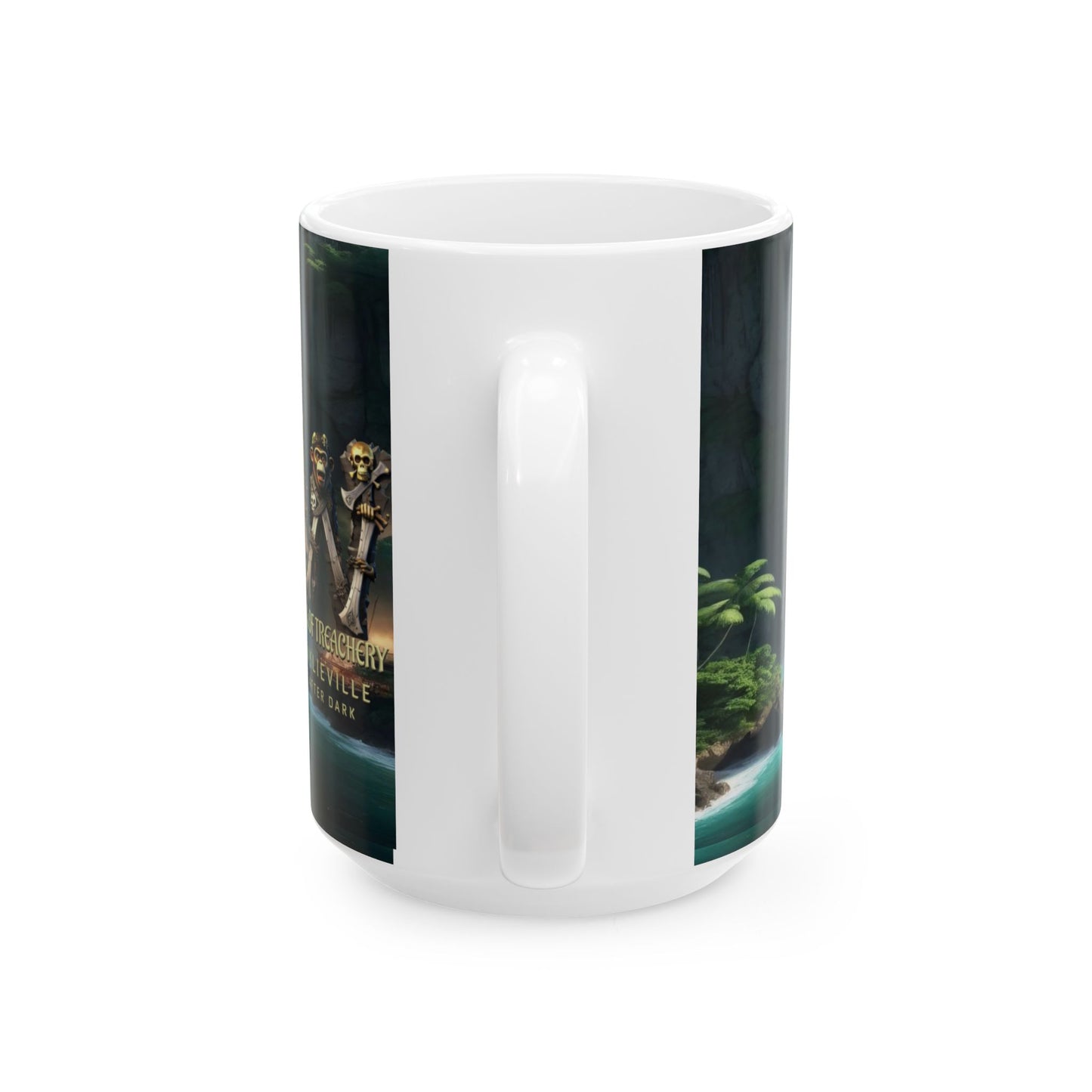 Wylieville After Dark: Onyx Storm Day Cove Ceramic Mug, (15oz)