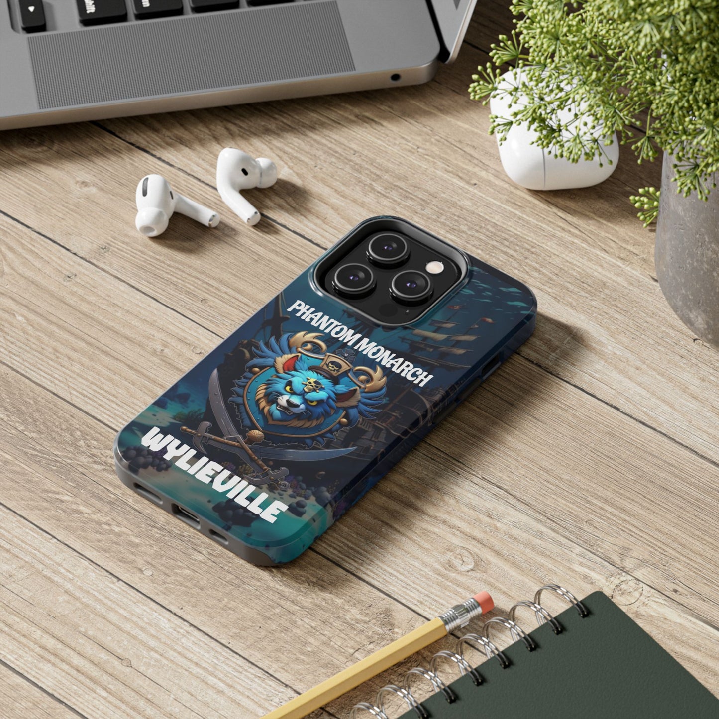 Wylieville After Dark: Phantom Monarch Tough iPhone 14 Pro Case