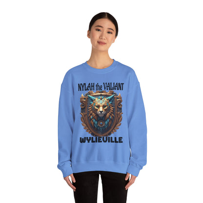 Wylieville After Dark: Nylah the Valiant  Heavy Blend Crewneck Sweatshirt