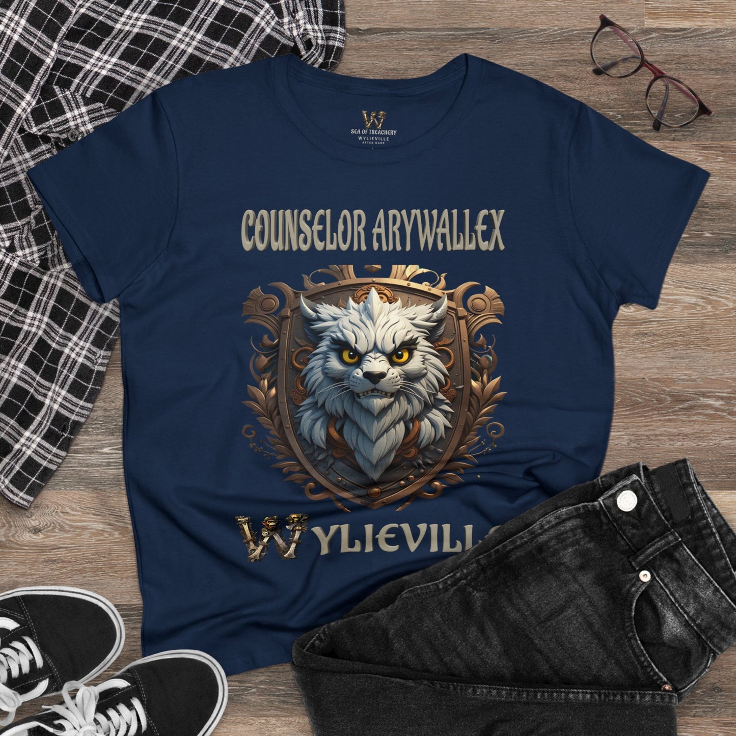 Wylieville After Dark: Counselor Arywallex Midweight Cotton Tee