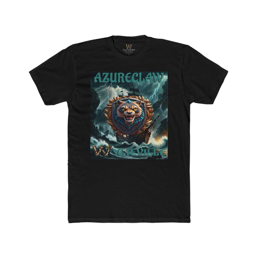 Wylieville After Dark: AzureClaw Cove Cotton Crew Tee