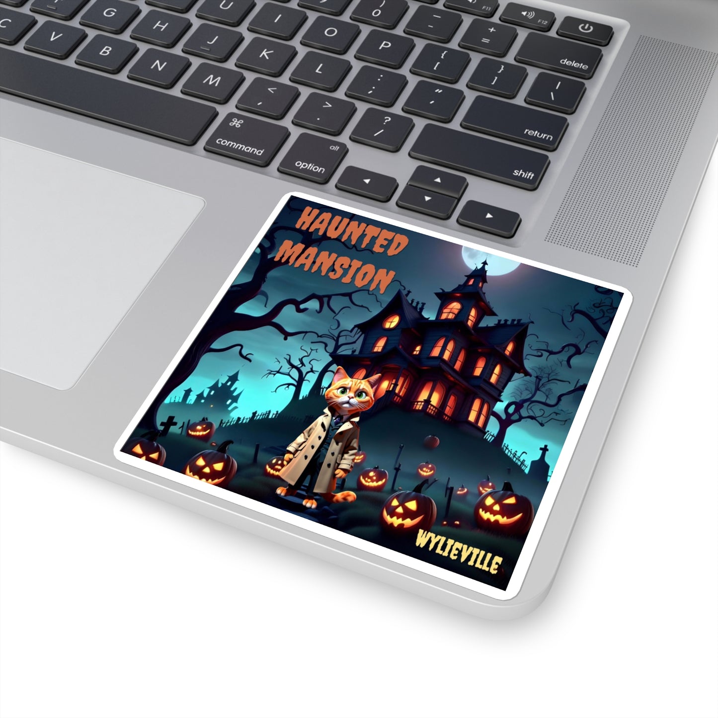 Wylieville: Haunted Mansion Square Stickers