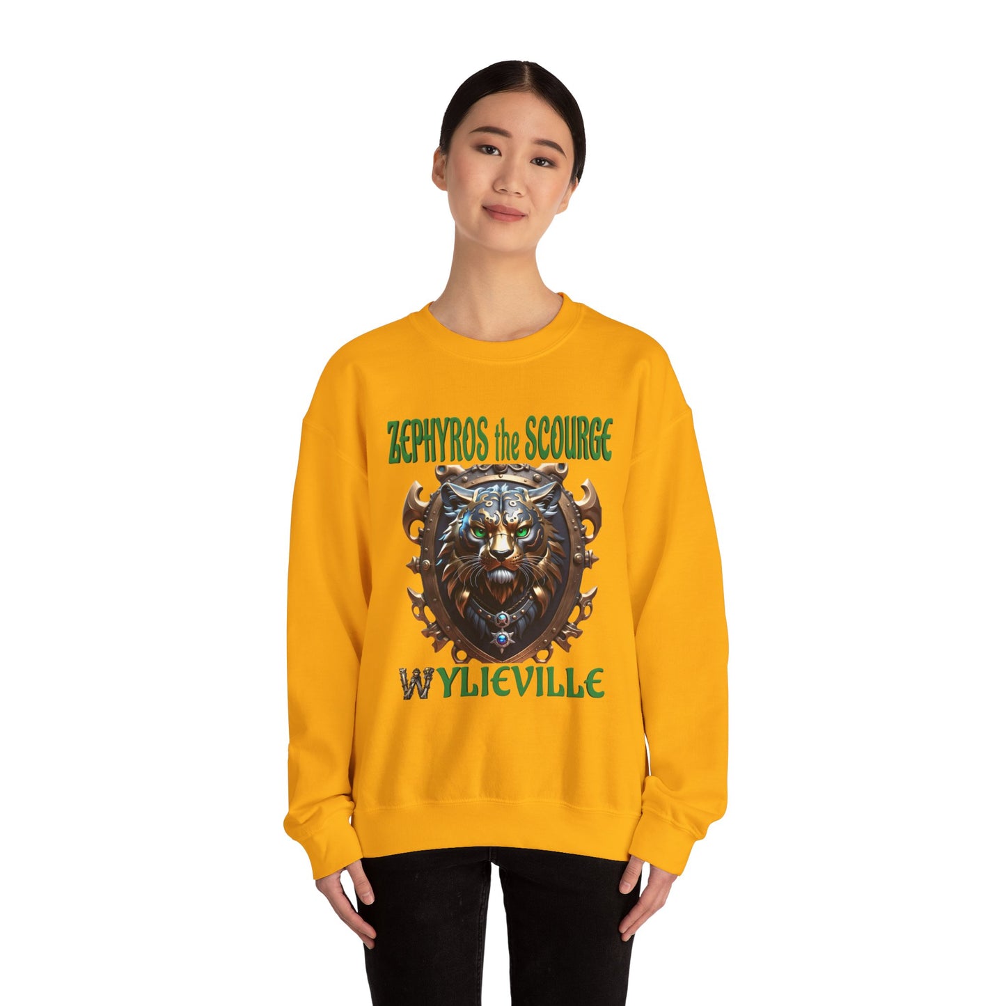 Wylieville After Dark: Sea of Treachery Zyphyros Heavy Blend Crewneck Sweatshirt