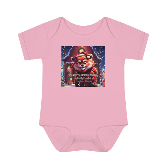 Wylieville: Bad Santa A Wherely Baaad - Mas!  Infant Baby Rib Bodysuit