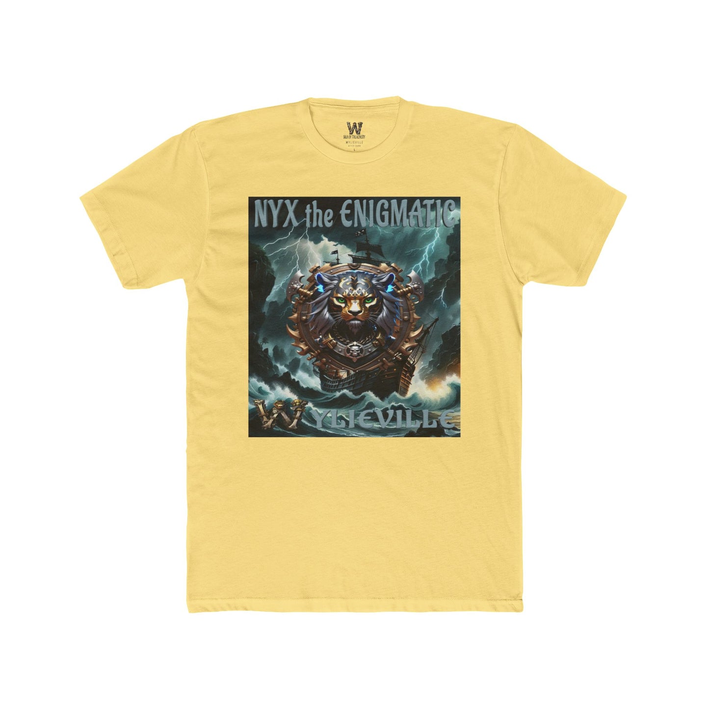 Wylieville After Dark: Nyx the Enigmatic Cove Cotton Crew Tee