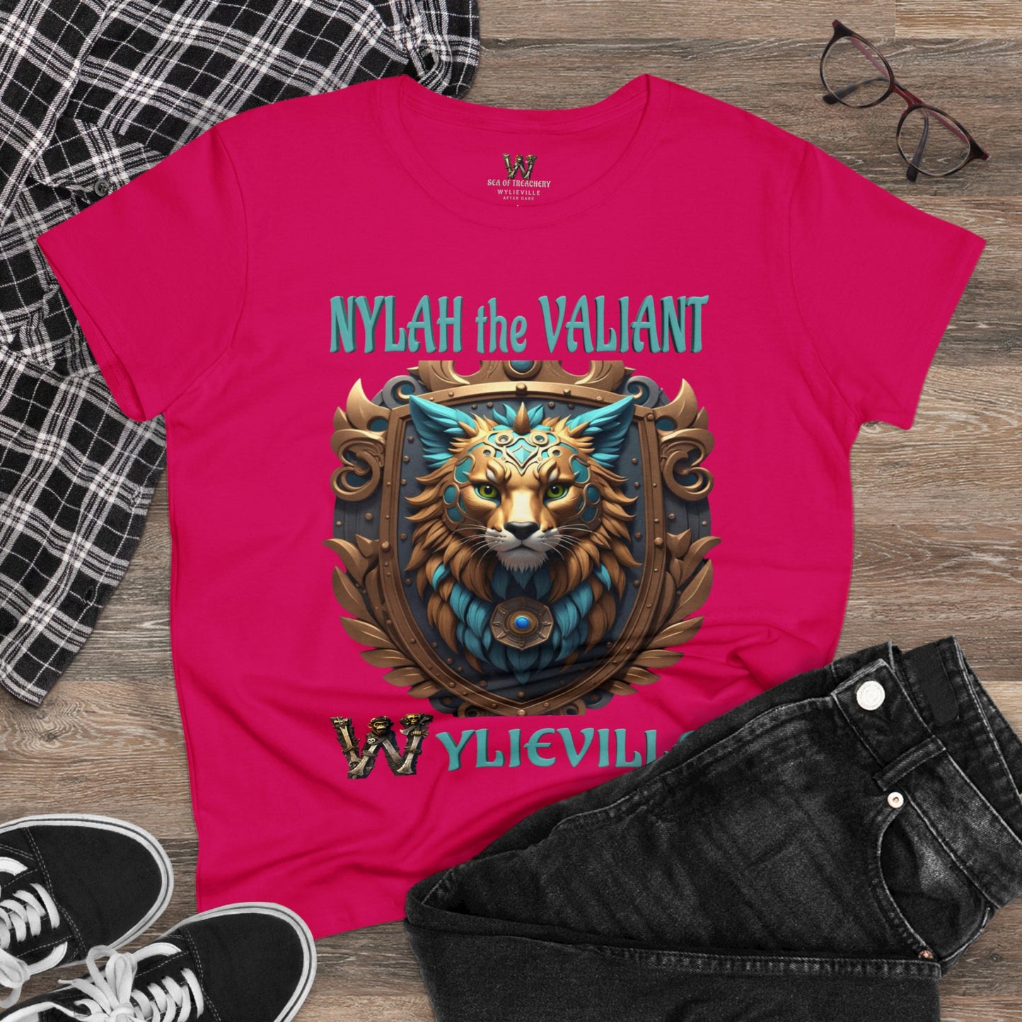 Wylieville After Dark: Nylah the Valiant Midweight Cotton Tee