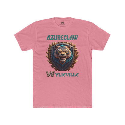 Wylieville After Dark: AzureClaw Unisex Cotton Crew Tee