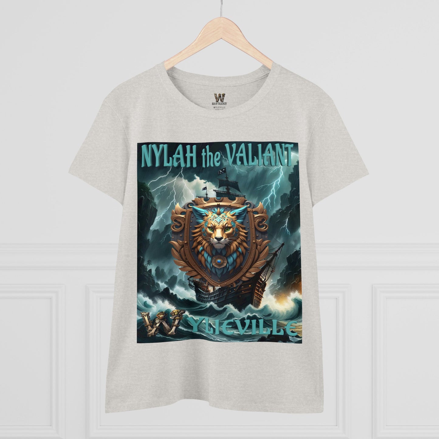 Wylieville After Dark: Nylah the Valiant Cove Midweight Cotton Tee