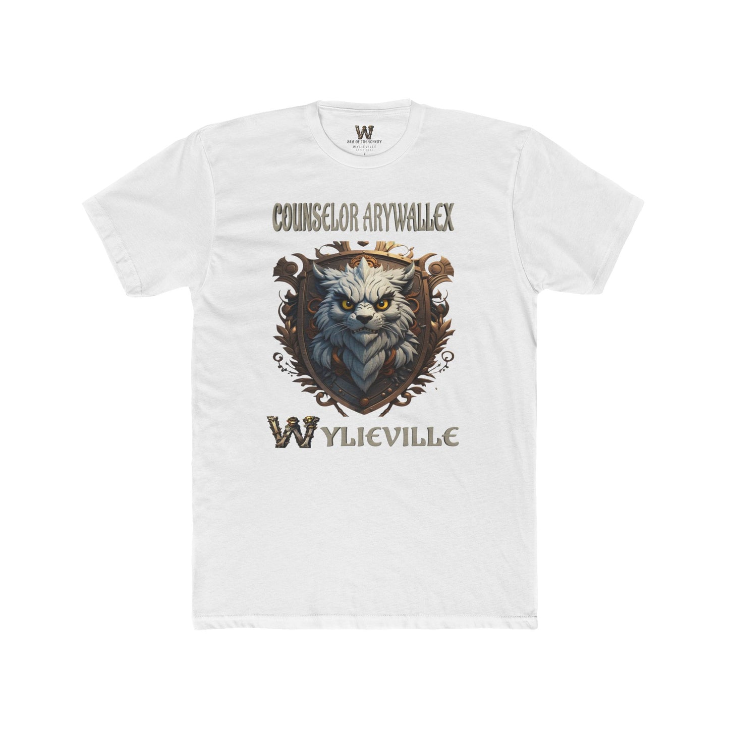 Wylieville After Dark: Counselor Arywallex Unisex Cotton Crew Tee