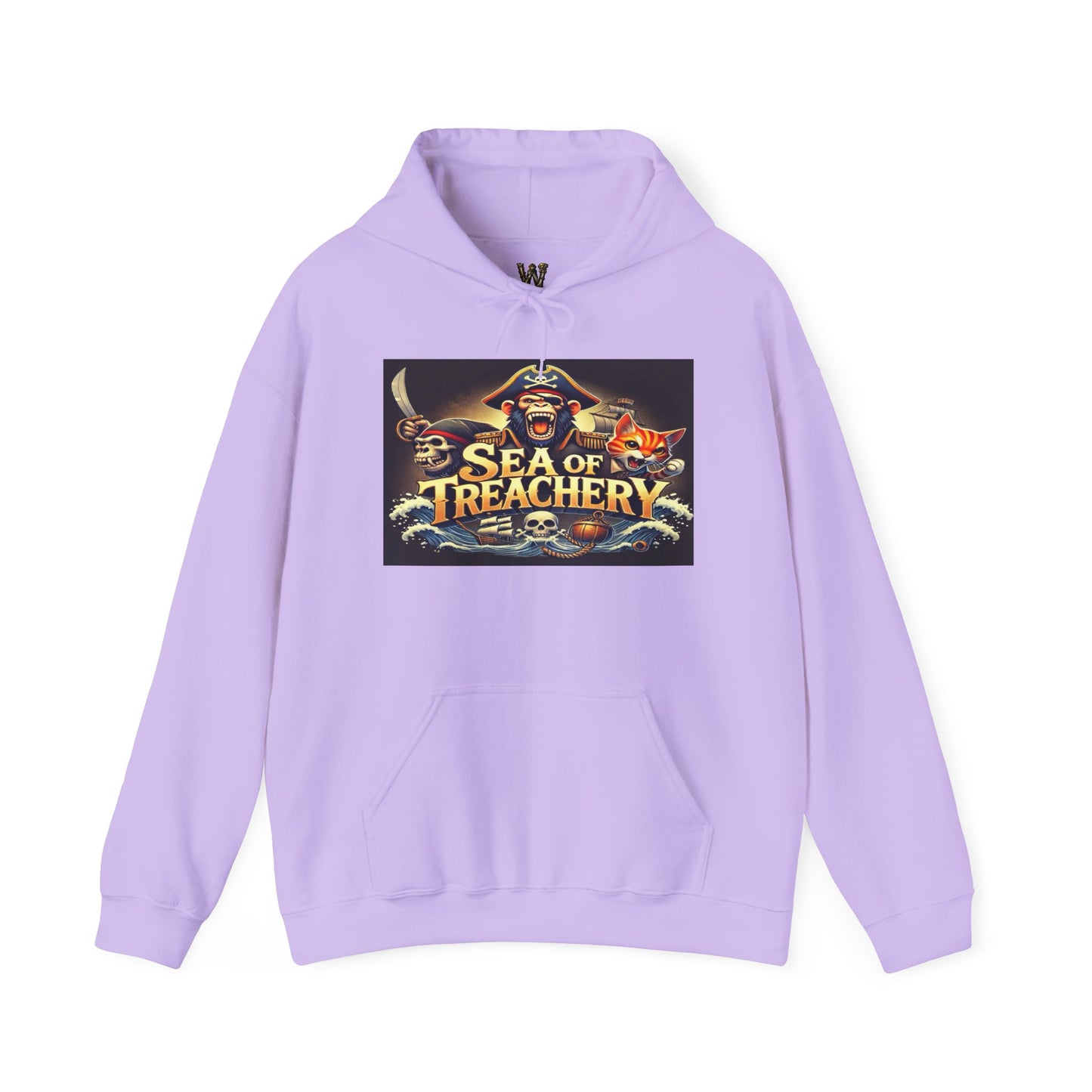 Wylieville After Dark: Sea of Treasury Unisex Fun Hooded Sweatshirt