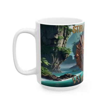 Wylieville After Dark: Stirling Knox Day Cove Ceramic Mug, (15oz)