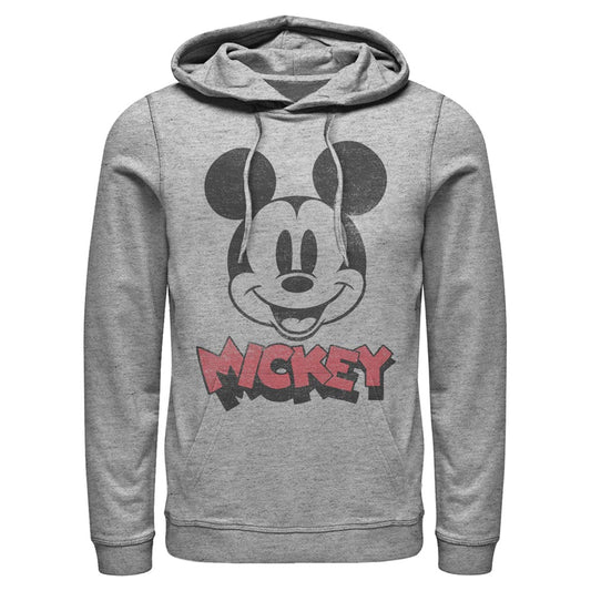 Men's Disney Distressed Retro Mickey Lightweight Hoodie