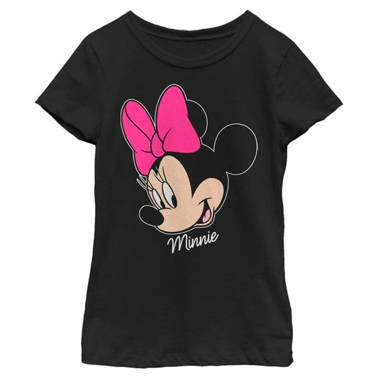 Girl's Disney Minnie Big Face T-Shirt