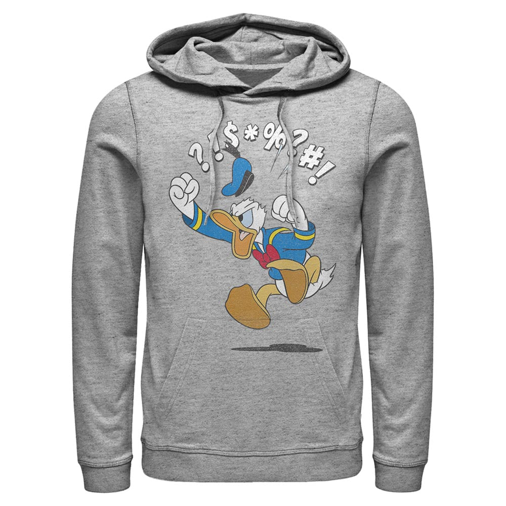 Men's Disney Donald Duck Angry Jump Lightweight Hoodie