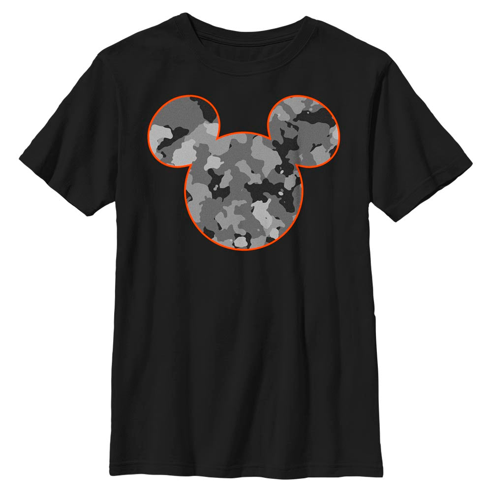 Boy's Disney Camo Mouse Icon T-Shirt