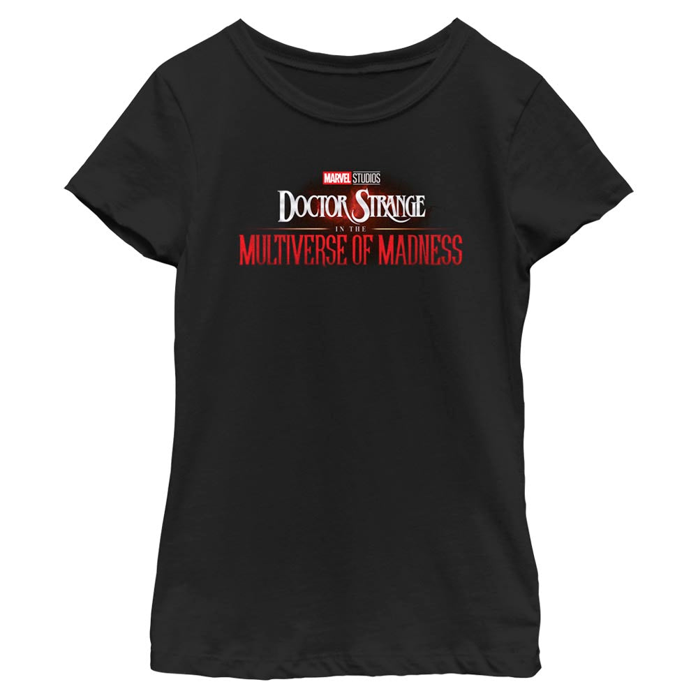 Girl's Marvel Doctor Strange Rendered Logo T-Shirt