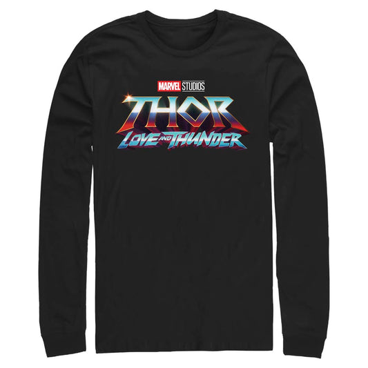 Men's Marvel Thunder Logo Long Sleeve T-Shirt