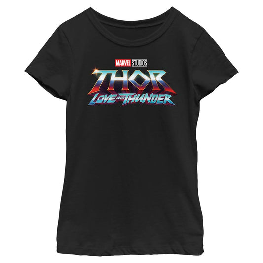 Girl's Marvel Thunder Logo T-Shirt