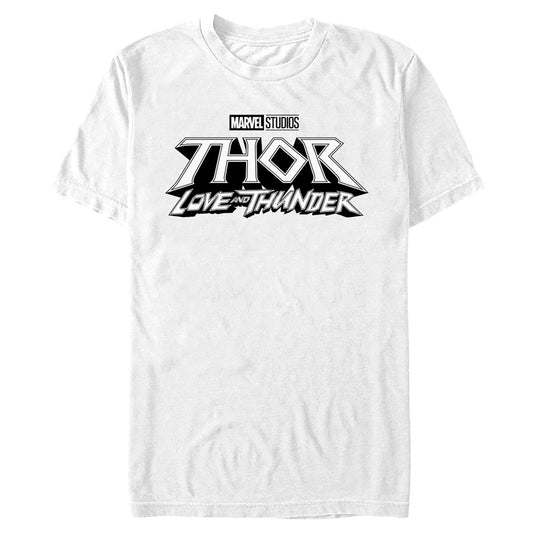 Men's Marvel White Logo T-Shirt