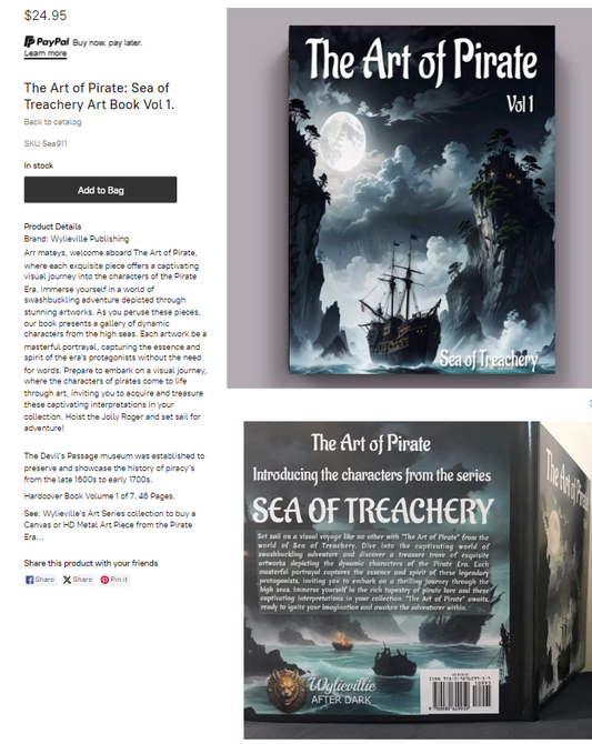 Sea of Treachery: The Art of Pirate. (Art Book Vol 1)