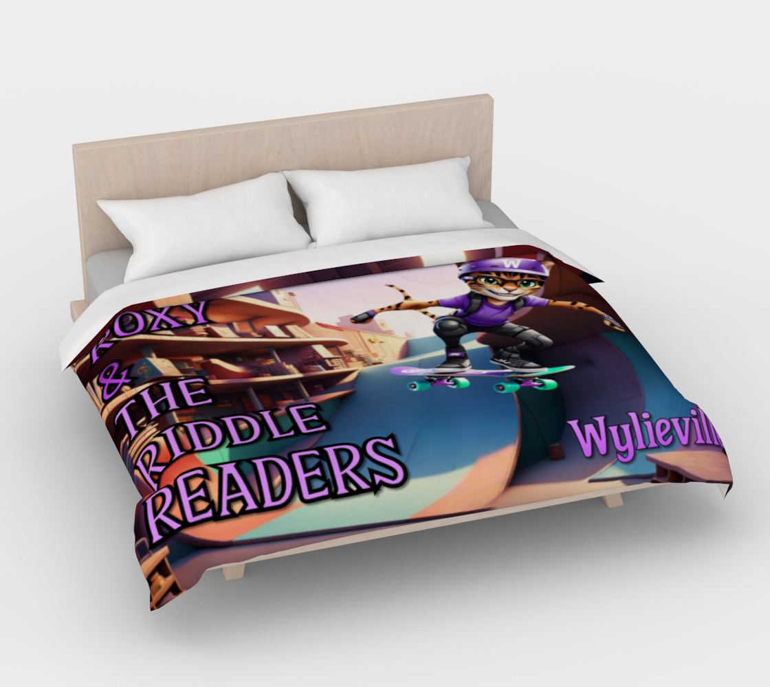 Wylieville: Roxy & The Riddle Readers King Duvet